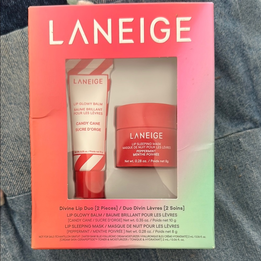 LANEIGE Lip Duo Set - Candy Cane & Peppermint
Limited Edition